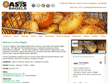 Tablet Screenshot of oasisbagels.com